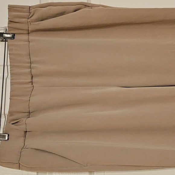 H&M Tan Wide-Leg Trousers - Picture 2 of 14